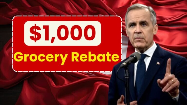 Canada’s $1,000 Grocery Rebate Coming in July 2025 – Eligibility & CRA Deposit Dates