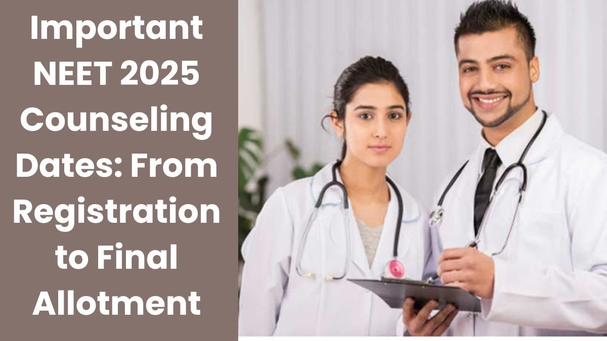 The admission process for medical and dental courses in India is a long and eventful journey. Every year, lakhs of students compete for admission to MBBS, BDS and other courses through NEET (National Eligibility cum Entrance Test). But just clearing the exam is not enough – the real process begins when it comes to NEET Counselling. Counselling at the NEET 2025 is a significant part as students who passed in the test will now be keen to acquire a position in government and non-government medical colleges situated in India. Within the frames of this article, we will understand what all the important dates regarding NEET 2025 counselling are, what are the various stages of the counselling procedure, how one can apply to the counselling and how the allotment of seats operation happens. Stages of NEET 2025 Counselling NEET counselling is a well-planned process that involves various stages. It is important to attend each step carefully: 1. Registration First of all, candidates need to register online by visiting the official website of MCC (www.mcc.nic.in). During registration, students need to fill in their NEET roll number, date of birth, mobile number and email ID. A security deposit is also required along with the registration. 2. Choice Filling After registration, students need to choose their preference of colleges and courses. They are allowed to fill in as many choices as they want – but must be very careful as these choices will be used for seat allotment. 3. Seat Allotment MCC allots seats as per the available seats and the rank and preferences of the students through a computerised process. If a student gets a seat, they need to download the allotment letter. 4. Reporting & Document Verification After getting the seat, the student has to report to the respective college. Here all the required documents such as mark sheet, caste certificate, NEET score card, etc. are checked. 5. Round 2, Mop-up Round and Stray Vacancy Students who do not get a seat in the first round or wait for a better option can participate in Round 2. The mop-up round is for unfilled seats, and the stray vacancy round gives the last remaining students a chance. 📚 List of Required Documents The following documents are required at the time of reporting for NEET counselling: NEET 2025 Admit Card and Score Card 10th and 12th Marksheets and Certificates Identity Proof (Aadhaar, Passport, Voter ID) Passport Size Photograph (Recent) Cast/EWS/PwD Certificate (If Applicable) Seat Allotment Letter (Downloaded from MCC) 💡 Some Important Points About Counselling Multiple Rounds: NEET counselling is conducted in multiple rounds. Don’t be disappointed if you don’t get your desired college in the first go. Fee Refund: If you don’t participate in any round or don’t accept the seat, your security deposit can be refunded. Option Locking: It is mandatory to lock the options after choice filling. If you don’t do this, the system considers the last choices filled by you as locked. Free Exit Facility: If you are allotted a seat in the first round, you can opt for a ‘Free Exit’ by not reporting. But this cannot be done after Round 2. 🌍 AIQ vs State Quota Counseling All India Quota (AIQ): Counselling is done by MCC for 15% of government seats across India. State Quota Counseling: Counselling process is done by the respective state government for 85% of seats. Students can participate in both the counsellings, provided they meet the respective eligibility criteria. Conclusion It is extremely important to participate in NEET 2025 counselling and keep track of all the dates as it determines the direction of the medical career of the students. Registration, choice filling, reporting – all these steps need to be completed wisely to get a good medical seat. If you have cleared NEET 2025, this article will act as a guide for you. By taking the right decision at the right time, you can start your medical journey in a better way.